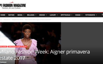 Milano Fashion Week: Aigner primavera estate 2017