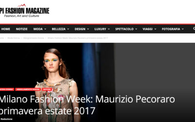 Milano Fashion Week: Maurizio Pecoraro primavera estate 2017