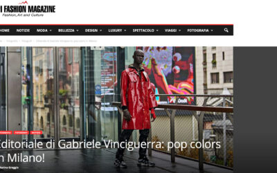 Editoriale di Gabriele Vinciguerra: pop colors in Milano!