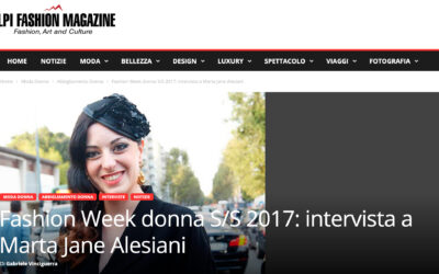 Fashion Week donna S/S 2017: intervista a Marta Jane Alesiani